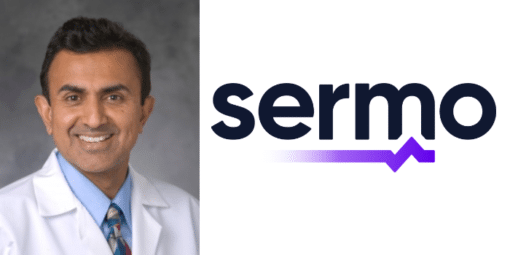 Dr Murali Doraiswamy and the Sermo logo